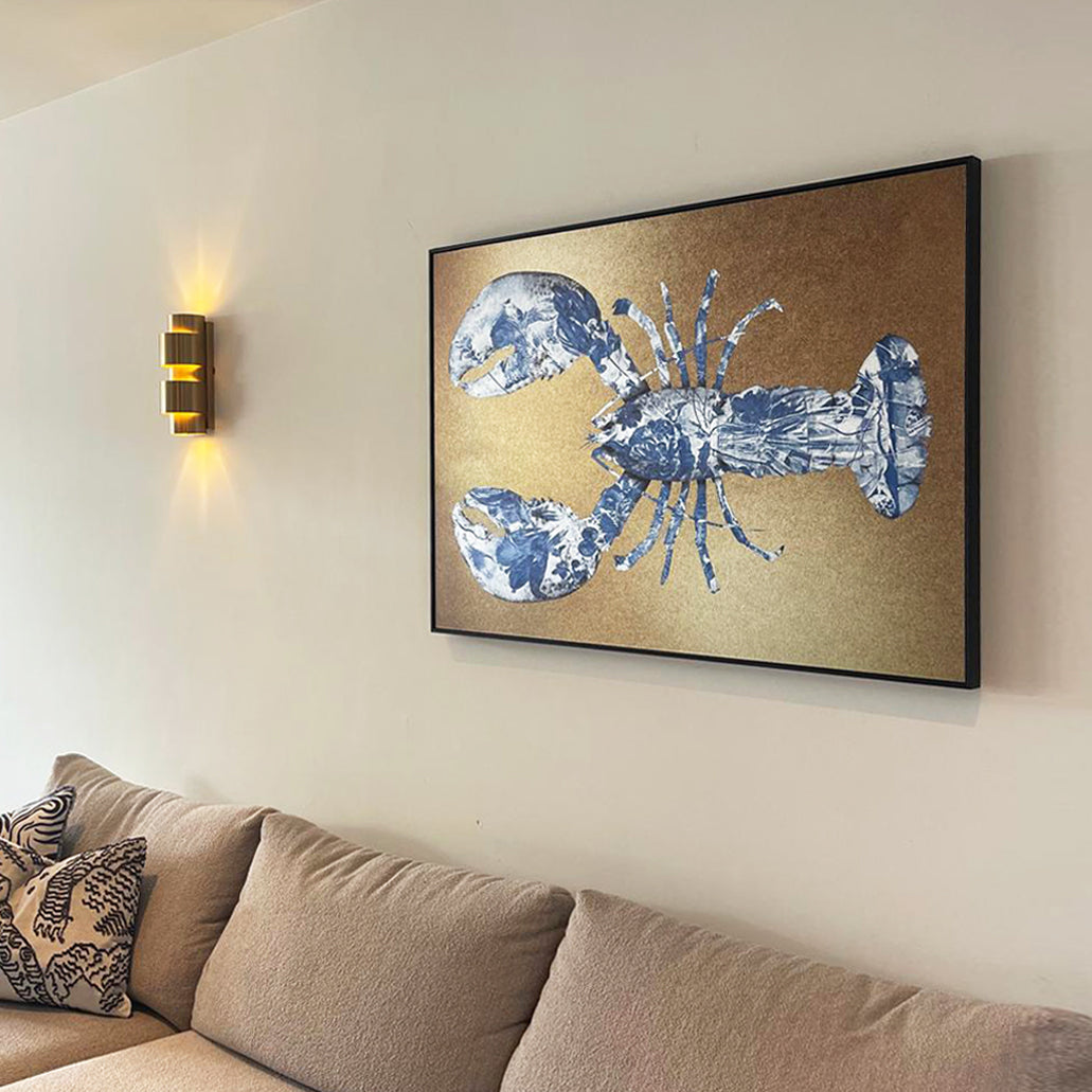 Lobster Royal Blue - SPECIAL EDITION- plexiglas schilderij - kunst