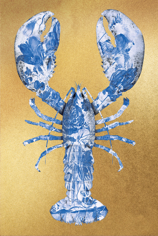Lobster Royal Blue - SPECIAL EDITION- plexiglas schilderij - kunst