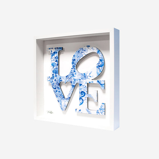 Love Letters White 35x35cm- plexiglas schilderij - kunst