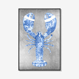 Lobster Silver- plexiglas schilderij - kunst