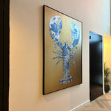 Lobster Royal Blue - SPECIAL EDITION- plexiglas schilderij - kunst