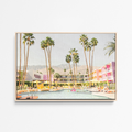 Palm Springs - Fotografie op Canvas