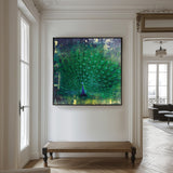 Pauw- plexiglas schilderij - kunst