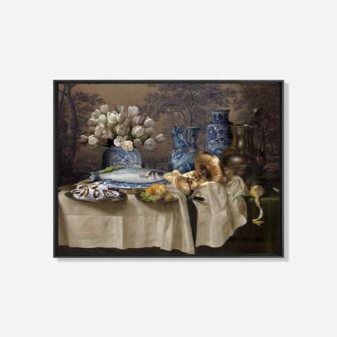 Sea Food Table- plexiglas schilderij - kunst
