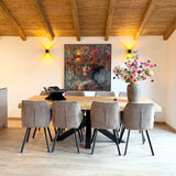 Silva - Bloemen schilderij- plexiglas schilderij - kunst