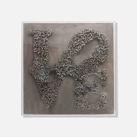 LOVE Butterflies LIMITED EDITION - 3d art- plexiglas schilderij - kunst