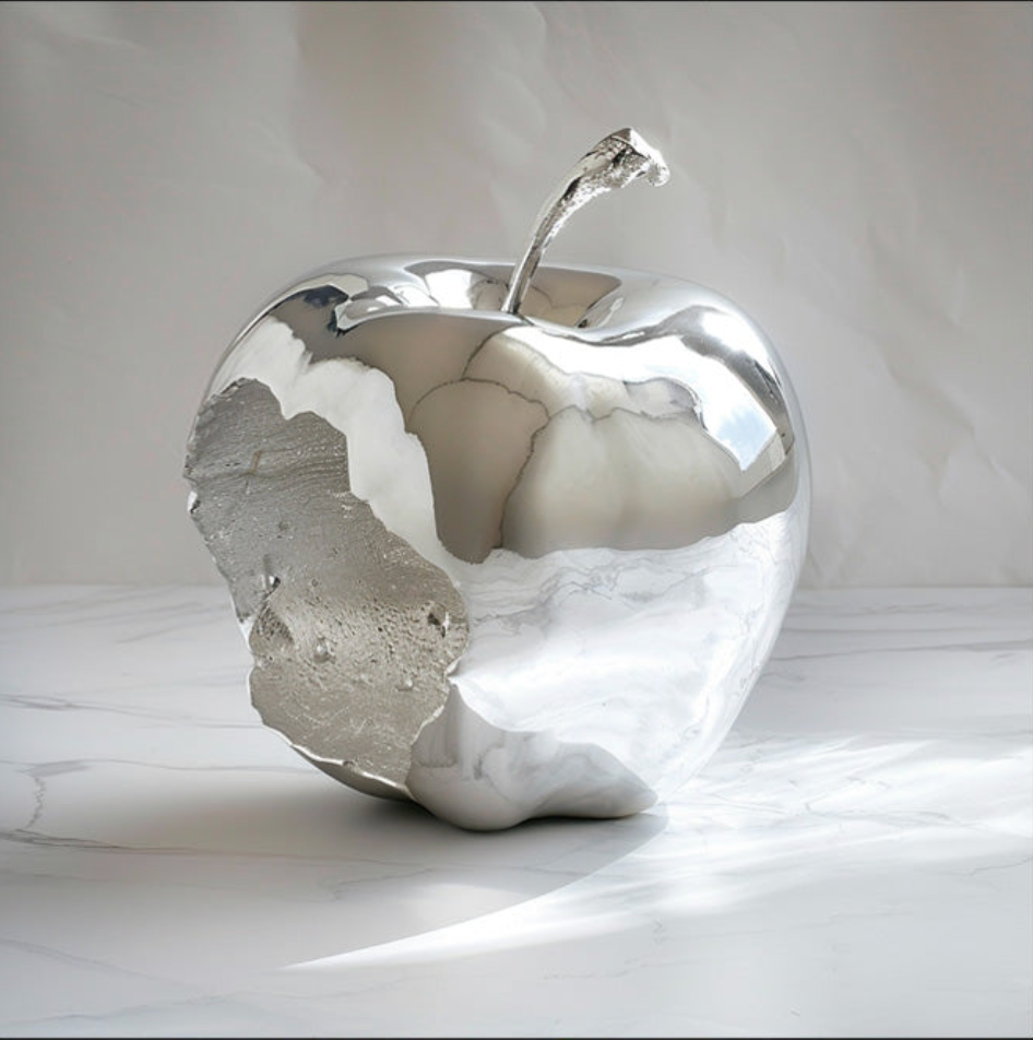 Bite of Silver- plexiglas schilderij - kunst