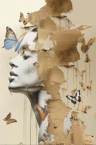 La Dorée- plexiglas schilderij - kunst