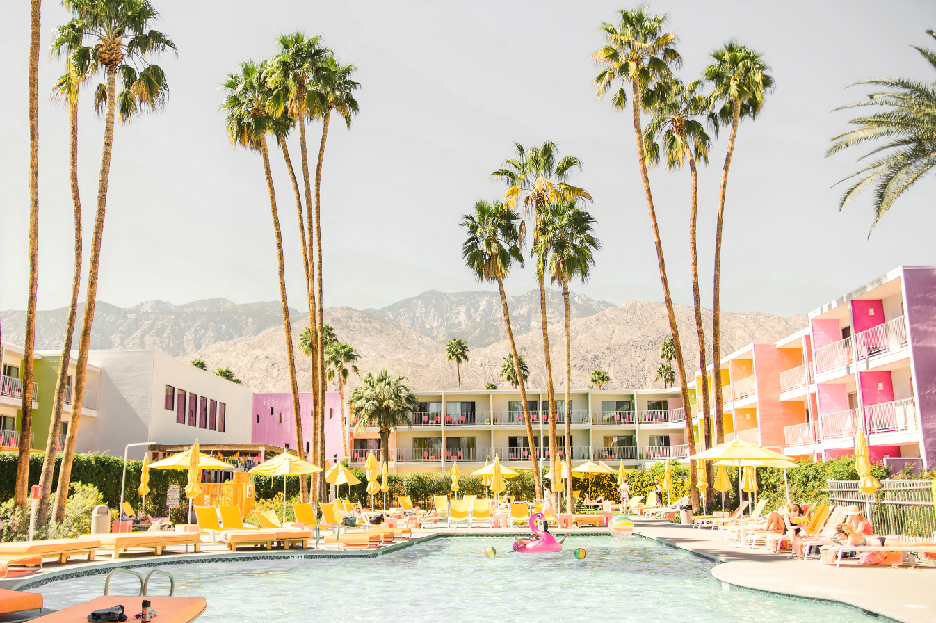 Palm Springs - Fotografie op plexiglas