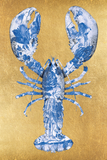 Lobster Royal Blue - Plexiglas schilderij