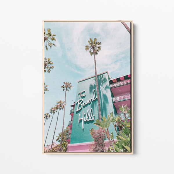 The Beverly Hills - Canvas schilderij- plexiglas schilderij - kunst