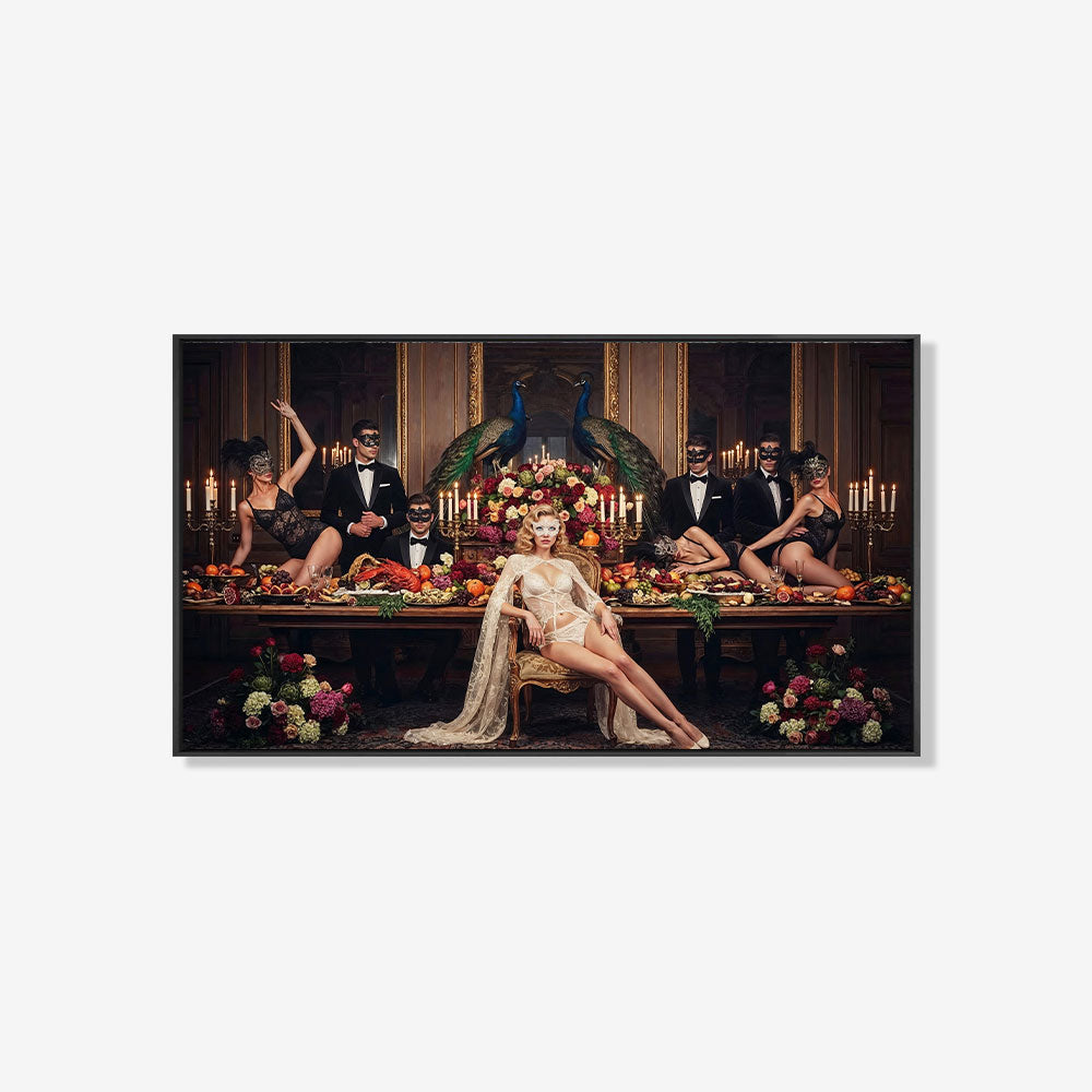 The Table- plexiglas schilderij - kunst