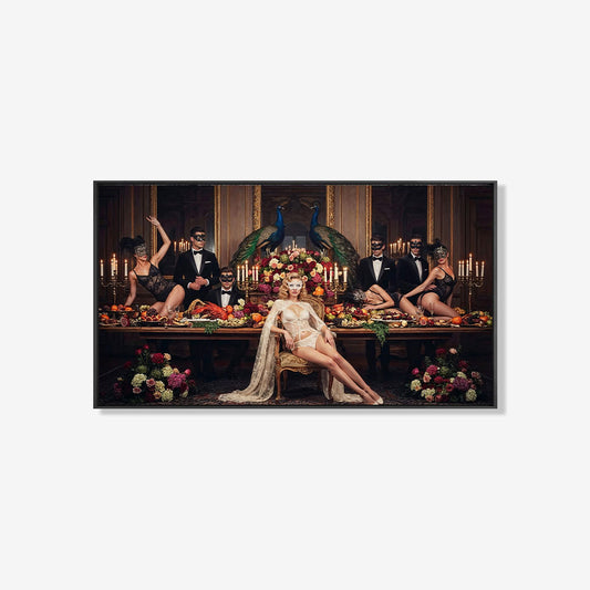 The Table- plexiglas schilderij - kunst