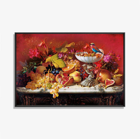 Table of Luxury - Bloemen schilderij- plexiglas schilderij - kunst