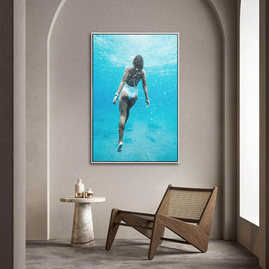Under Water - Canvas schilderij- plexiglas schilderij - kunst