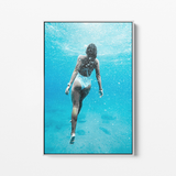 Under Water - Canvas schilderij- plexiglas schilderij - kunst