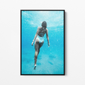 Under Water - Fotografie op Canvas