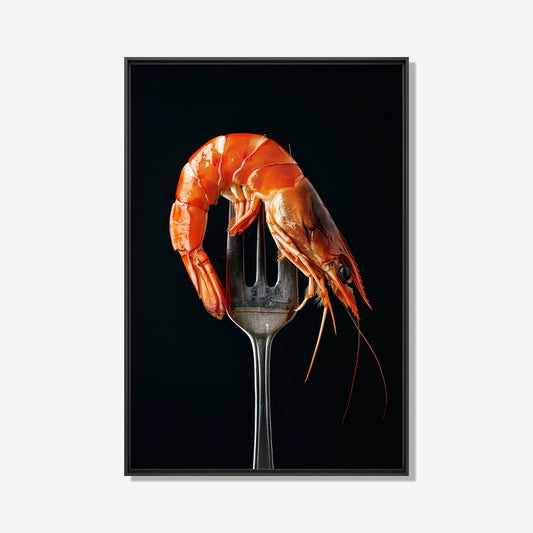 Vork met amuse- plexiglas schilderij - kunst