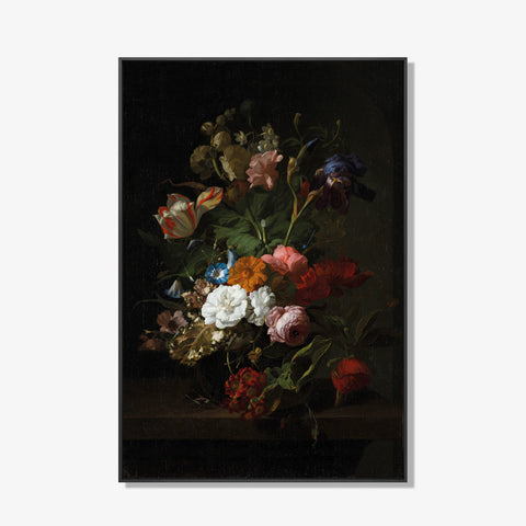Vintage Flowers - Bloemen schilderij- plexiglas schilderij - kunst