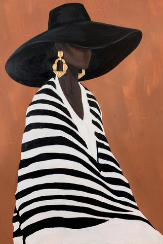 Wrapped in stripes