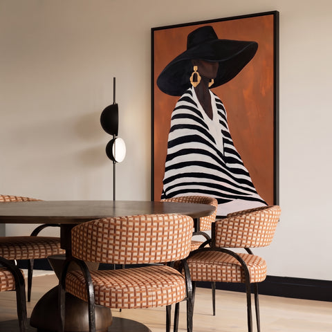 Wrapped in stripes