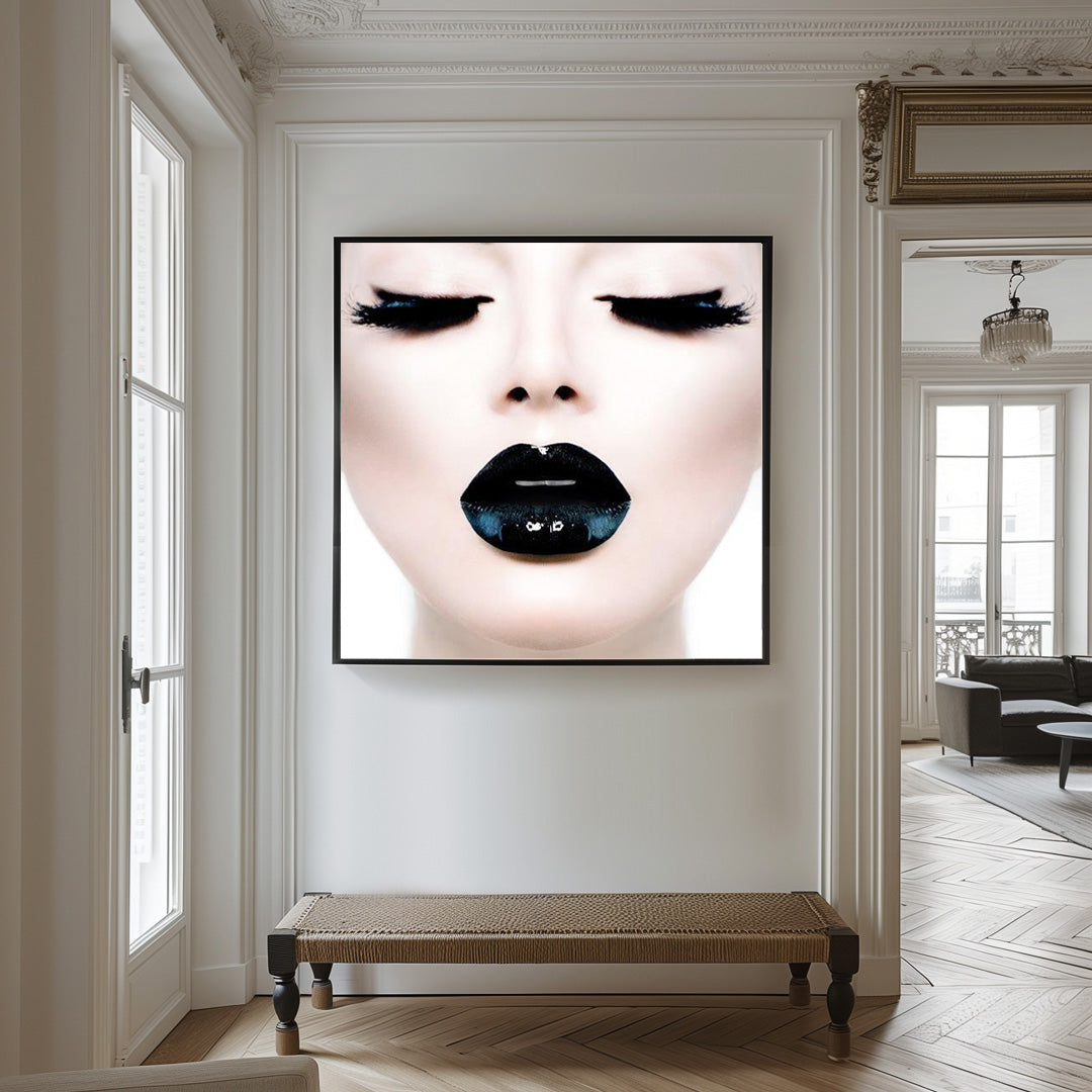Black Kiss- plexiglas schilderij - kunst