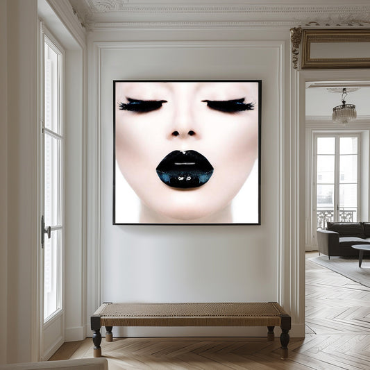 Black Kiss- plexiglas schilderij - kunst