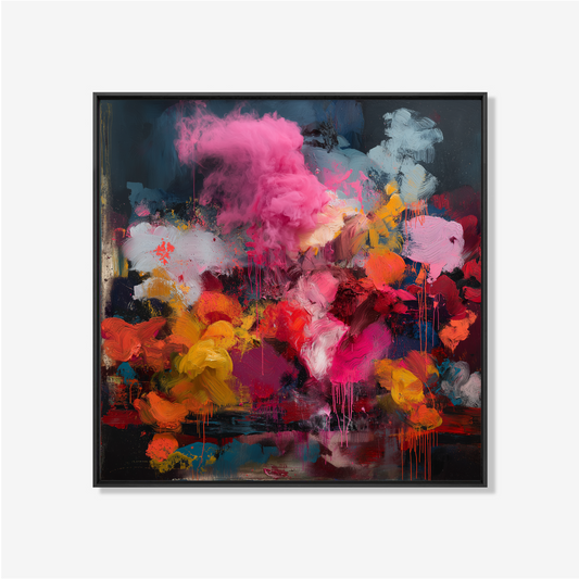 Du Chaos- plexiglas schilderij - kunst