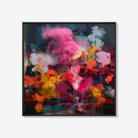 Du Chaos- plexiglas schilderij - kunst
