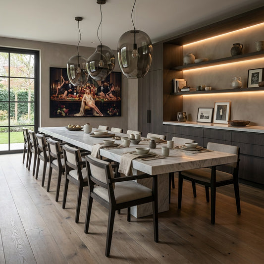 The Table- plexiglas schilderij - kunst