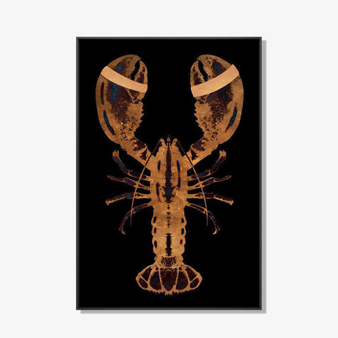 Lobster Black- plexiglas schilderij - kunst