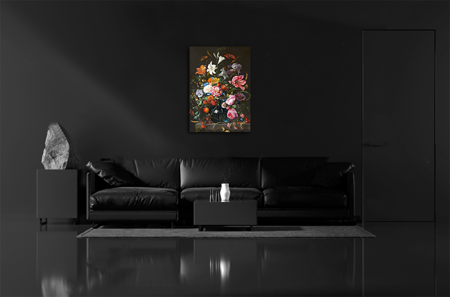 Flower Bomb - Plexiglas schilderij