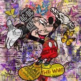 Mickey Mouse  - Plexiglas Schilderij