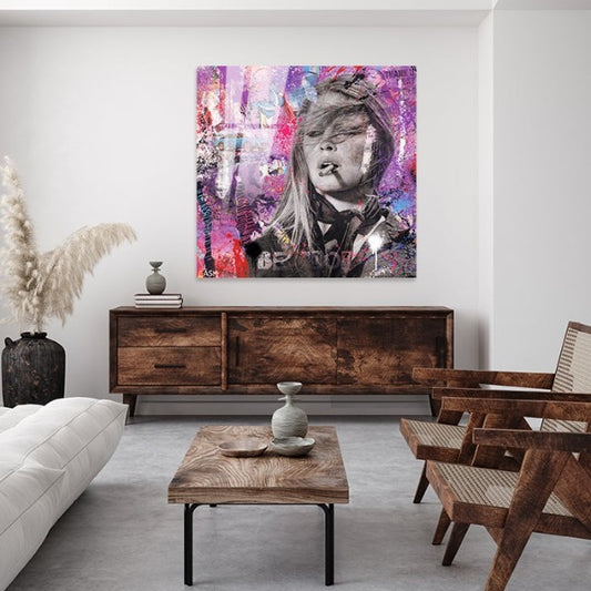 schilderij op plexiglas Brigitte Bardot