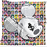 Mickey Dollar- plexiglas schilderij - kunst