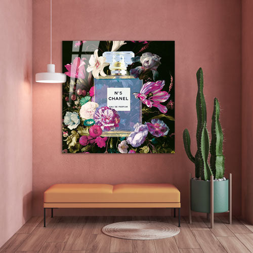 In Love With Flowers N.5 - Plexiglas schilderij