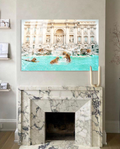 Fountain of fear - Plexiglas schilderij