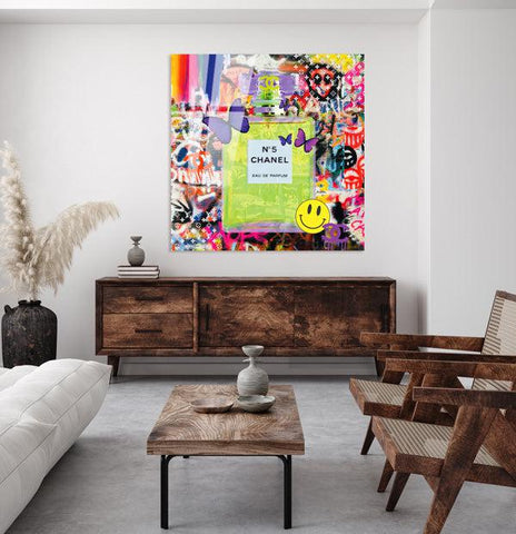 Graffiti N.5- plexiglas schilderij - kunst