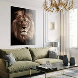 Wild lion- plexiglas schilderij - kunst