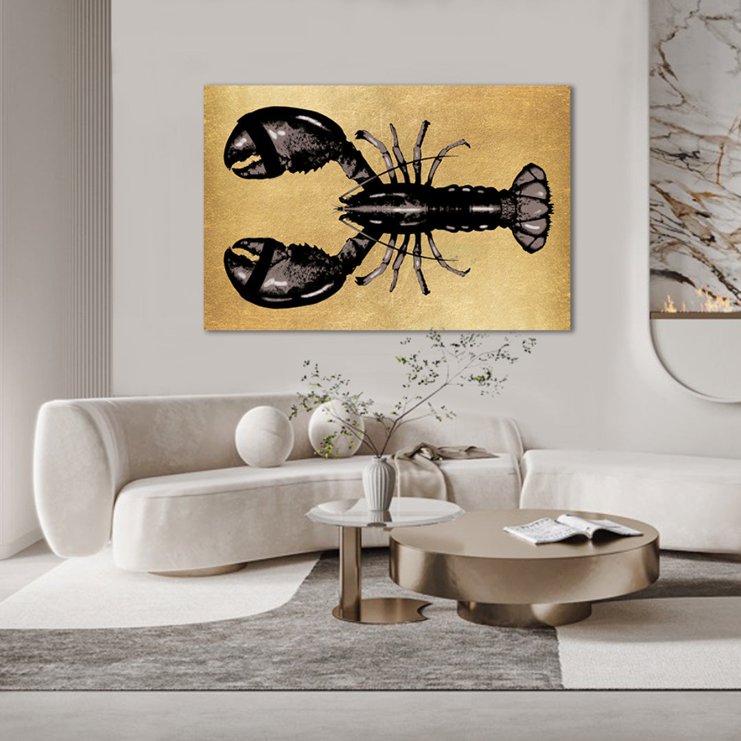 Lobster Royal Horizontaal - Plexiglas schilderij