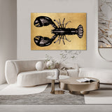 Lobster Royal Horizontaal - Plexiglas schilderij