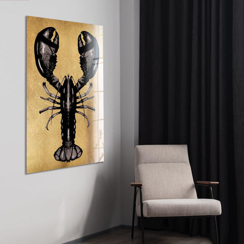 Lobster Royal- plexiglas schilderij - kunst