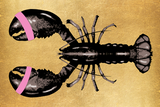 Lobster Royal Pink Horizontaal - Plexiglas schilderij