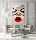 Mascarade - Fotografie op plexiglas