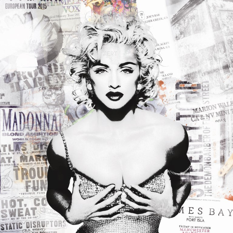 Madonna - Plexiglas Schilderij