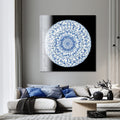 Porcelain Mandala - Plexiglas schilderij