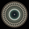 Dollar Mandala - Plexiglas schilderij