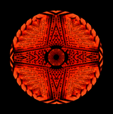 Japanse Mandala - Plexiglas schilderij