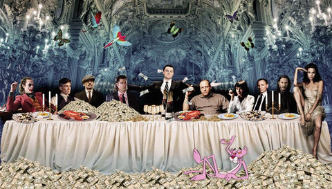 The Last supper 0.1- plexiglas schilderij - kunst