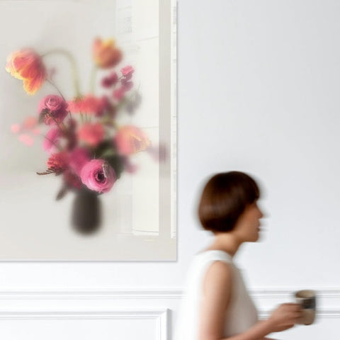 Blurred Flowers - Plexiglas schilderij